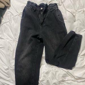 🤍3/35 ZARA straight black jean